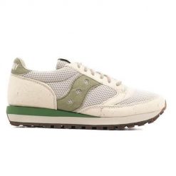 Buty do chodzenia męskie Saucony Jazz 81. Białe buty sportowe casual Saucony, bez wzorów, z materiału, bez zapięcia. W wyprzedaży za 299.00 zł.