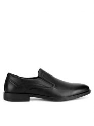 Sergio Bardi Półbuty MF1650-1Z Czarny. Czarne eleganckie półbuty Sergio Bardi, bez wzorów, ze skóry, bez obcasa, bez zapięcia. Za 299.99 zł.