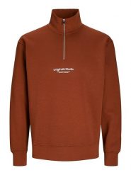 Jack & Jones Bluza w kolorze jasnobrązowym rozmiar: L. Brązowe bluzy Jack & Jones, l, bez wzorów, bez kaptura. Za 106.13 zł.