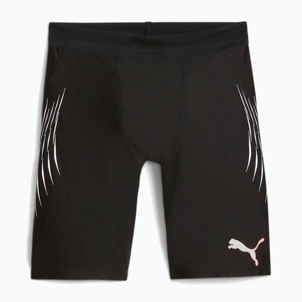 Spodenki do biegania męskie PUMA Run Elite Reflective Tight. Czarne krótkie spodenki sportowe Puma, m, bez wzorów, z elastanu. Za 219.99 zł.