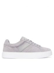 Calvin Klein Sneakersy Classic Cups Laceup Tape Su HM0HM02200 Szary. Szare buty sportowe casual CALVIN KLEIN, bez wzorów, ze skóry, bez zapięcia. Za 529.99 zł.