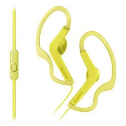 Sony Słuchawki Sportowe Douszne Mdr-as210ap, Żółty. Słuchawki do biegania marki Sony. W wyprzedaży za 57.00 zł.