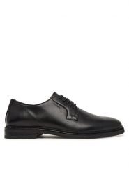 Gant Półbuty 33631367 Czarny. Czarne eleganckie półbuty GANT, bez wzorów, ze skóry, bez obcasa, bez zapięcia. Za 719.99 zł.