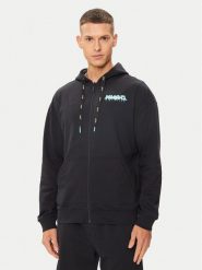 Hugo Bluza Logo 50514981 Czarny Regular Fit. Czarne bluzy Hugo, m, bez wzorów, z bawełny, bez kaptura. Za 279.99 zł.