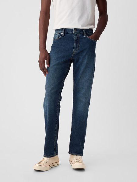 GAP Dżinsy - Regular fit - w kolorze granatowym rozmiar: W38/L32. Niebieskie jeansy GAP, l. Za 96.37 zł.