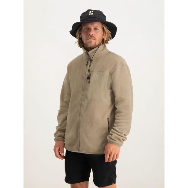 Poederbaas Four Seasons Fleece Jacket Men - Brown. Brązowe bluzy POEDERBAAS, na zimę, bez wzorów, bez kaptura. W wyprzedaży za 221.12 zł.