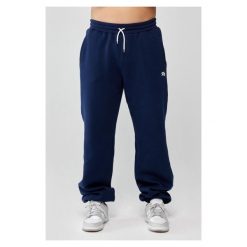 Męskie spodnie dresowe oversize Rough Radical Track Joggers. Niebieskie joggery i bojówki ROUGH RADICAL, m, bez wzorów, z dresówki, sportowe. Za 183.20 zł.
