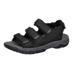 Sandały męskie CMP Khoros. Czarne sandały CMP, z gumy, bez zapięcia. Za 209.99 zł.
