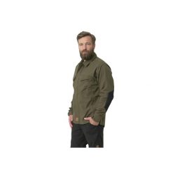 Koszula podróżnicza męska Helikon-Tex Woodsman. Zielone koszule Helikon-Tex, m, bez wzorów, bez kołnierzyka, bez ramiączek. Za 314.99 zł.