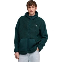 Bluza z kapturem Puma Ess Elevated Relaxed Winterized, Mężczyźni. Zielone bluzy z kapturem Puma, m, bez wzorów, z poliesteru, z kapturem. Za 490.00 zł.