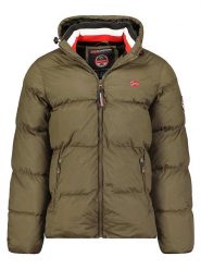 Geographical Norway Kurtka pikowana "Ancelo" w kolorze khaki rozmiar: XXL. Brązowe kurtki Geographical Norway, xxl, z aplikacjami, bez kaptura. Za 223.99 zł.