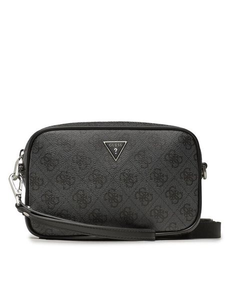 Guess Saszetka Vezzola Smart Accessories PMEVZL P3145 Czarny. Czarne saszetki i nerki Guess, z aplikacjami, ze skóry, bez dodatków. Za 210.99 zł.