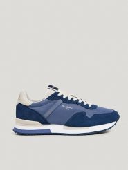 Pepe Jeans FOOTWEAR Skórzane buty w kolorze niebieskim do biegania rozmiar: 42. Niebieskie buty do biegania Pepe Jeans FOOTWEAR, bez wzorów, z jeansu, bez zapięcia, do biegania. Za 193.70 zł.