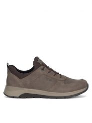 Rieker Sneakersy 39653-25 Beżowy. Brązowe buty sportowe casual Rieker, bez wzorów, z nubiku, bez zapięcia. Za 439.99 zł.