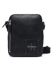 Calvin Klein Saszetka Bold Pebble Simple Reporter LV04D3623G Czarny. Czarne saszetki i nerki CALVIN KLEIN, bez wzorów, ze skóry. Za 369.99 zł.