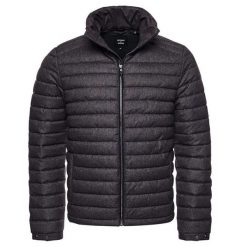 Kurtka turystyczna męska Superdry Studios Non. Szare kurtki Superdry, na zimę, m, bez wzorów, z poliesteru, bez kaptura. W wyprzedaży za 330.00 zł.