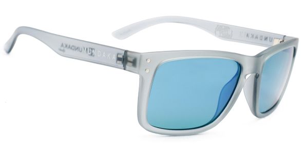 POZZ' szare okulary, niebieskie CX polaryzacyjne kat. 3 – MUNDAKA. Niebieskie okulary przeciwsłoneczne MUNDAKA, prostokątne. Za 406.50 zł.
