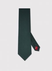 PAKO LORENTE – Jedwabny zielony krawat. Zielone krawaty i muchy Pako Lorente, bez wzorów, z jedwabiu. Za 149.99 zł.