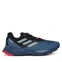 Buty do biegania adidas. Niebieskie buty do biegania Adidas, bez wzorów, bez zapięcia, do biegania, adidas terrex. Za 379.99 zł.