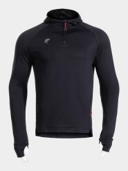 Joma Bluza funkcyjna w kolorze czarnym rozmiar: L. Czarne bluzy Joma, l, bez wzorów, z materiału, z kapturem. Za 79.03 zł.