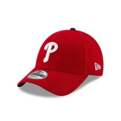 Czapka z daszkiem New Era MLB Philadelphia Pillies. Czerwone czapki z daszkiem New Era, bez wzorów. Za 151.50 zł.