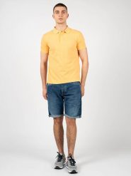 Geox Koszulka Polo "Sustainable" | M2510B T2649 | Sustainable | Mężczyzna | Pomarańczowy. Brązowe koszulki polo Geox, m, bez wzorów, z bawełny, bez kołnierzyka, bez ramiączek. W wyprzedaży za 129.00 zł.
