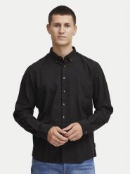 Blend Koszula 20716243 Czarny Regular Fit. Czarne koszule Blend, m, bez wzorów, z bawełny, bez kołnierzyka, bez ramiączek. Za 99.99 zł.