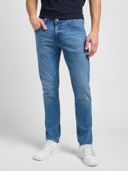 Lee Dżinsy "Luke" - Slim fit - w kolorze niebieskim rozmiar: W42/L32. Niebieskie jeansy Lee, l. Za 173.99 zł.