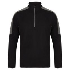 Warstwa Środkowa Dla Dorosłych Unisex Z Kontrastowymi Detalami. Czarne swetry nierozpinane FINDEN & HALES, bez wzorów, bez kołnierzyka, bez ramiączek. Za 140.99 zł.