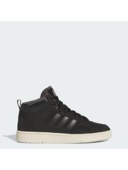 Adidas Sneakersy Rapid Court Mid Winterized Shoes JR1026 Czarny. Czarne buty sportowe casual Adidas, bez wzorów, bez zapięcia. Za 299.99 zł.