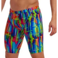 Spodenki do pływania Jammery Funky Trunks The Glitch. Odzież kąpielowa Funky Trunks, m, bez wzorów, sportowe. Za 219.00 zł.