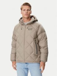EA7 Emporio Armani Kurtka puchowa 7M002396 AF15923 U6167 Beżowy jasny Regular Fit. Brązowe kurtki EA7 Emporio Armani, m, bez wzorów, z puchu, bez kaptura. Za 1,859.00 zł.