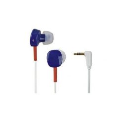 Słuchawki dokanałowe THOMSON EAR3056 Biało-granatowy. Białe słuchawki dokanałowe THOMSON. Za 14.99 zł.