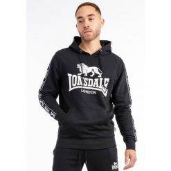 Bluza z kapturem o regularnym kroju Lonsdale Scousburgh. Białe bluzy Lonsdale, m, bez wzorów, z kapturem. Za 253.40 zł.