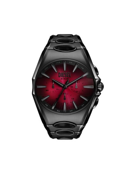 Diesel Zegarek D-Curve Chronograph DZ4696 Czarny. Czarne, analogowe zegarki Diesel. Za 1,469.00 zł.