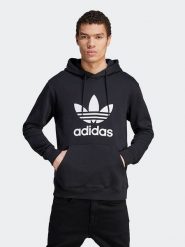 Adidas Bluza w kolorze czarnym rozmiar: XL. Czarne bluzy z kapturem Adidas, xl, bez wzorów, z kapturem. Za 210.81 zł.