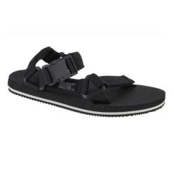 Sandały Męskie Tahoe Refresh. Czarne sandały Levi's®, z gumy, z otwartym noskiem, bez zapięcia. Za 262.99 zł.