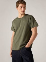 Levi's Koszulka w kolorze khaki rozmiar: L. Brązowe bezrękawniki Levi's®, l, bez wzorów, z bawełny, bez kołnierzyka, bez ramiączek. Za 69.45 zł.