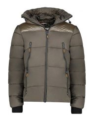 Geographical Norway Kurtka zimowa "Bayou" w kolorze khaki rozmiar: M. Brązowe kurtki Geographical Norway, na zimę, m, bez wzorów, bez kaptura. Za 209.82 zł.