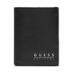 Duży Portfel Męski Guess. Czarne portfele Guess, z aplikacjami. Za 179.99 zł.