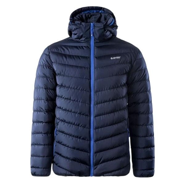 Męska Kurtka Michos. Niebieskie kurtki Hi-tec, m, bez wzorów, z materiału, z kapturem. Za 338.99 zł.