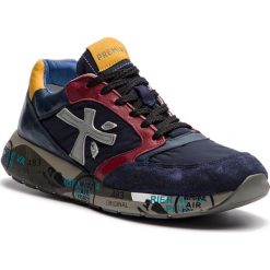 Sneakersy PREMIATA - Zac-Zac 3545 Granatowy Kolorowy. Niebieskie buty sportowe casual marki Premiata, w kolorowe wzory, z materiału. Za 899.00 zł.