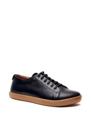Comfortfusse Skórzane sneakersy w kolorze czarnym rozmiar: 43. Czarne buty sportowe casual Comfortfüße, bez wzorów, ze skóry, bez zapięcia. Za 306.01 zł.
