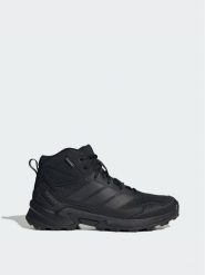 Adidas Trekkingi Terrex Eastrail 3 Mid Climaproof Hiking Shoes JR4014 Czarny. Czarne botki sznurowane Adidas, bez wzorów, z materiału, bez zapięcia. Za 439.99 zł.