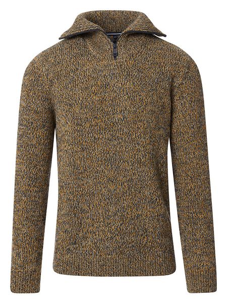 CASAMODA Sweter w kolorze żółto-czarnym rozmiar: L. Czarne golfy CASAMODA, l, bez wzorów, z wełny, bez ramiączek. Za 175.67 zł.