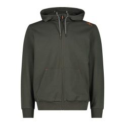 Bluza męska turystyczna CMP 31D4317. Zielone bluzy CMP, m, bez wzorów, bez kaptura. Za 274.00 zł.