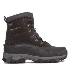 Trekkingi Karrimor. Czarne botki sznurowane Karrimor, bez wzorów, bez obcasa, bez zapięcia. Za 539.99 zł.