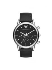Emporio Armani Zegarek AR1828 Czarny. Czarne zegarki Emporio Armani. Za 809.99 zł.