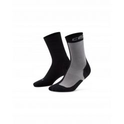 Skarpety kompresyjne CEP Compression Core 5.0 Mid Cut. Czarne odzież kompresyjna CEP, bez wzorów. Za 84.00 zł.