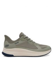 Skechers Sneakersy Bobs Squad 4- 118423/OLV Khaki. Brązowe buty sportowe casual Skechers, bez wzorów, z materiału, bez zapięcia. Za 359.99 zł.